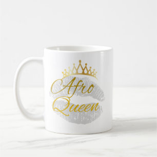 Caneca De Café Afro Queen Mug