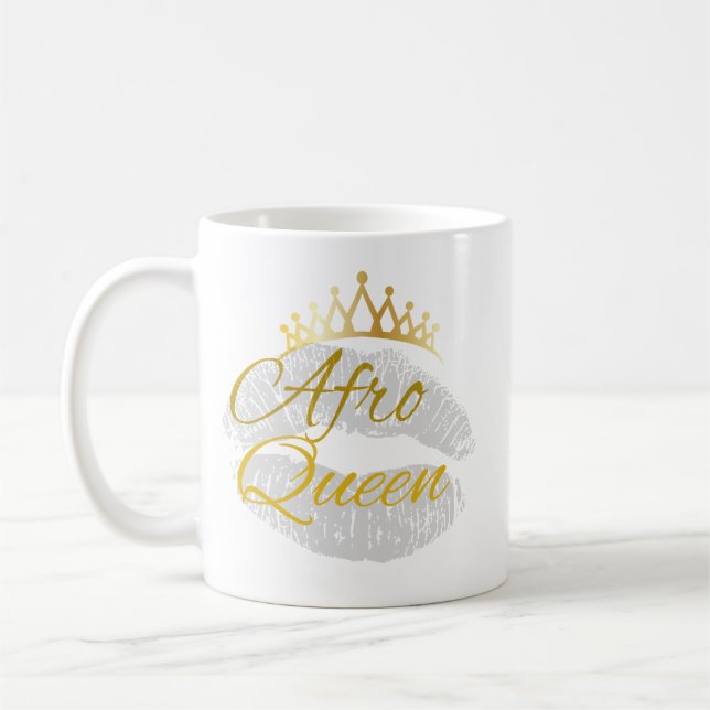Caneca De Café Afro Queen Mug (Esquerda)