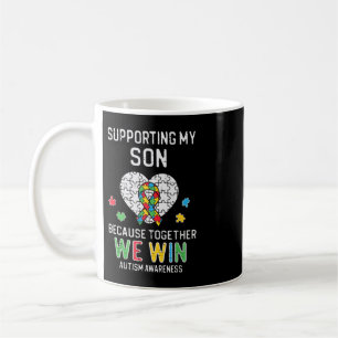 Caneca De Café Agarre este bonitinho apoiando o meu filho...