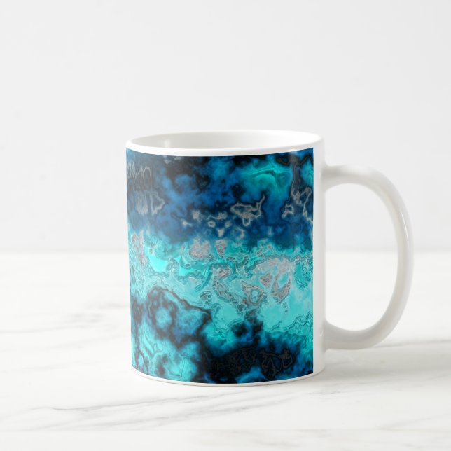Caneca De Café Ágata azul (Direita)