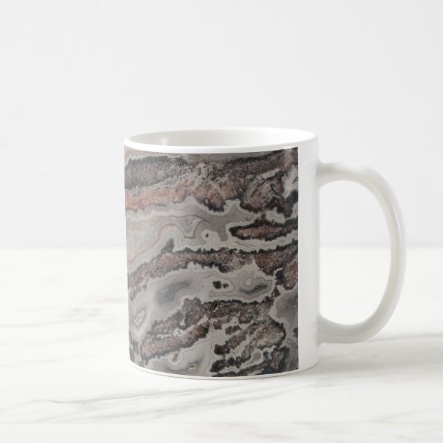 Caneca De Café Agate de renda natural único (Direita)