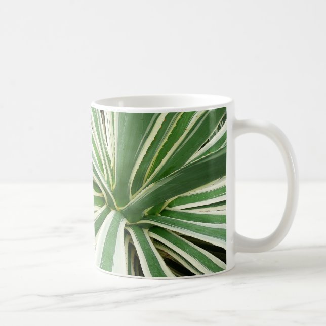 Caneca De Café Agave Plant Green e White Strike (Direita)