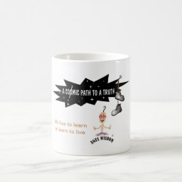 Caneca De Café Ages Wisdom "nós vivemos para aprender..." verdade