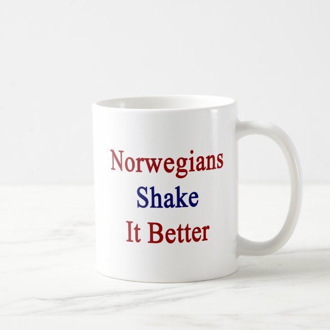Caneca De Café Agitação dos noruegueses ele melhor (Direita)