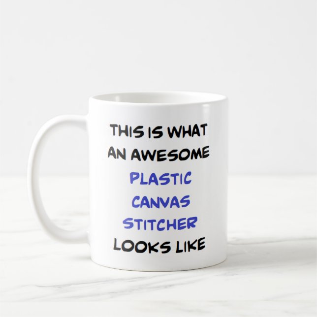 Caneca De Café Agitador de canvas de plástico, incrível (Esquerda)