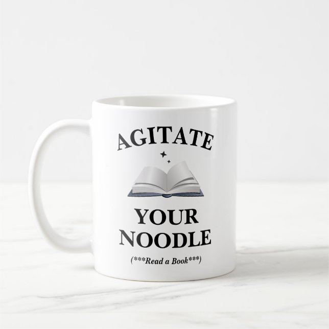 Caneca De Café Agite Seu Miolo (Esquerda)