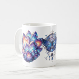 Caneca De Café Aglomerado de Cristal de Geodo