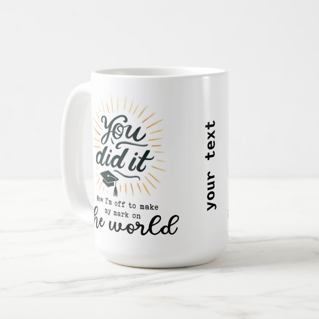 Caneca De Café Agora estou fora (Frente Esquerda)