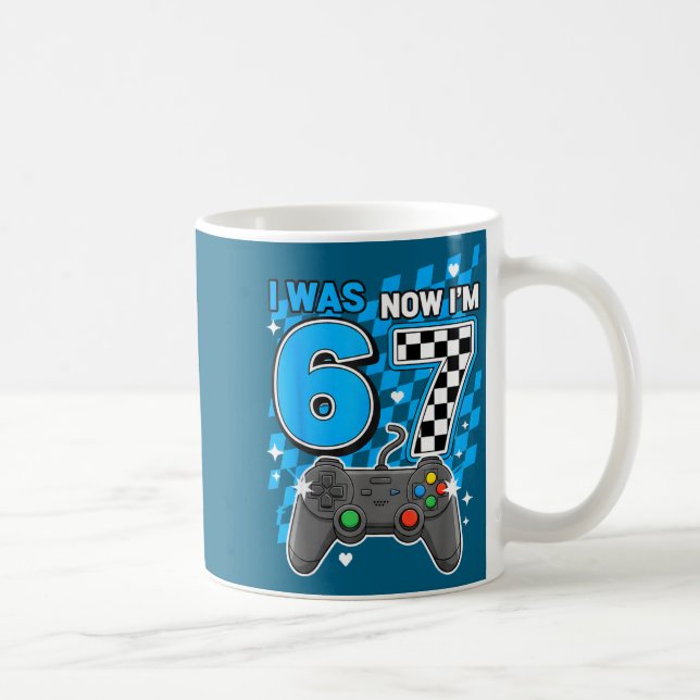 Caneca De Café Agora Jogo de Vídeo Xadrez Azul 6 (Direita)