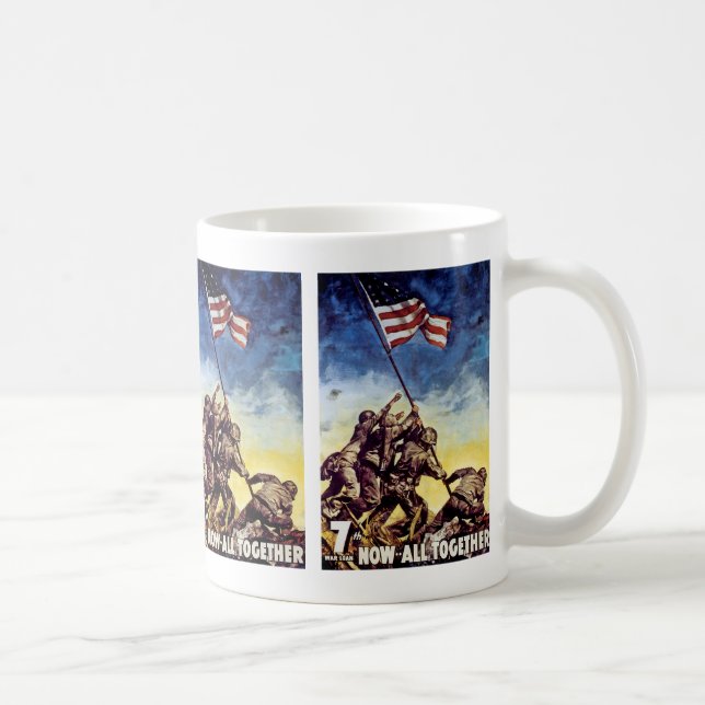 Caneca De Café Agora tudo junto ~ Iwo Jima (Direita)