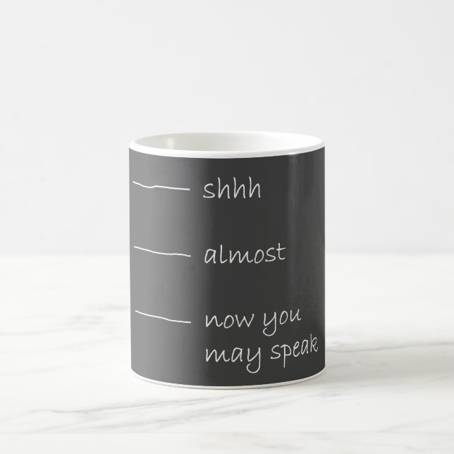Caneca De Café Agora você pode falar. (Centro)