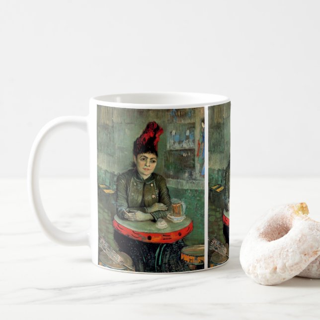 Caneca De Café Agostina Segatori, Cafe du Tambourin por Van Gogh (Com Donut)