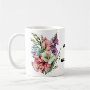 CANECA DE CAFÉ AGOSTO - GLADIOLUS