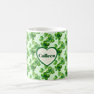 Caneca De Café Agradáveis Trevos Dia de São Patrício