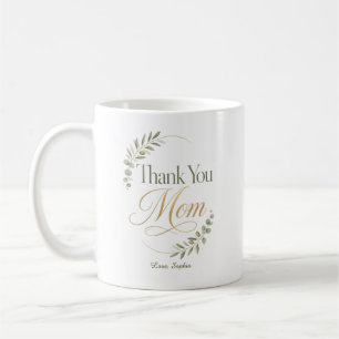 Caneca De Café Agradecimento Mãe Apreciação Botânica
