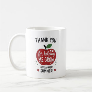 Caneca De Café Agradecimento Personalizado ao Professor que Me Aj