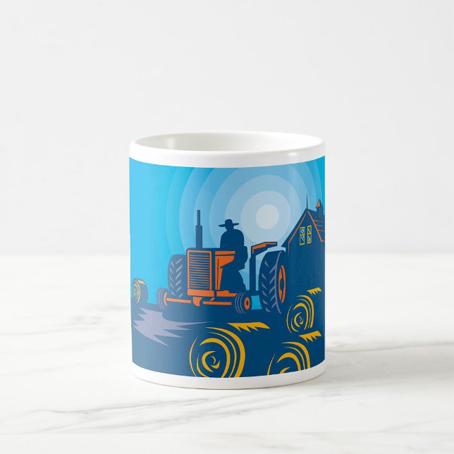 Caneca De Café Agricultor Num Trator (Criador carregado)