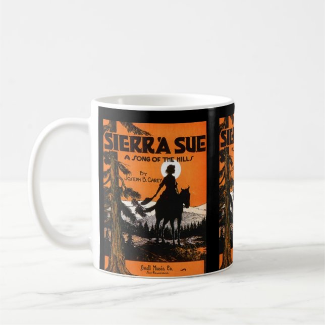 CANECA DE CAFÉ AGRIDA A SERRA CANÇÃO DO ~ DO ~ DE SUE DAS (Esquerda)