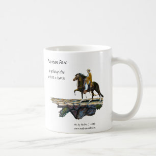 Caneca De Café Agrida, cavalo de Paso & cavaleiro peruanos na