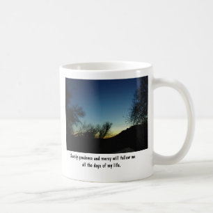 Caneca De Café Agrida com a escritura e o por do sol moldados nas