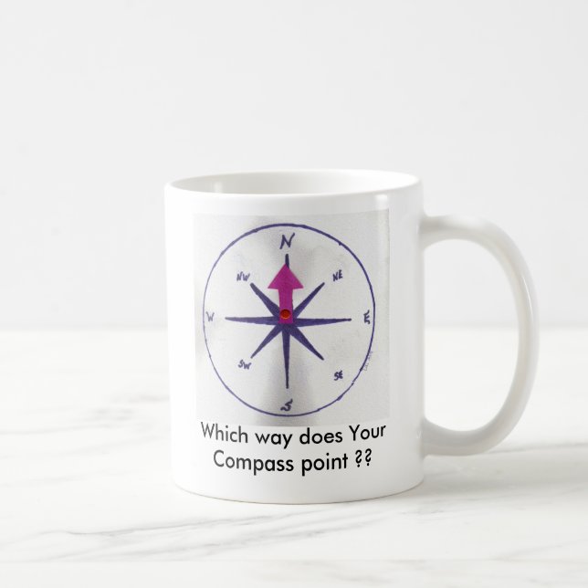 Caneca De Café Agrida que maneira faz seu ponto de compasso?? (Direita)