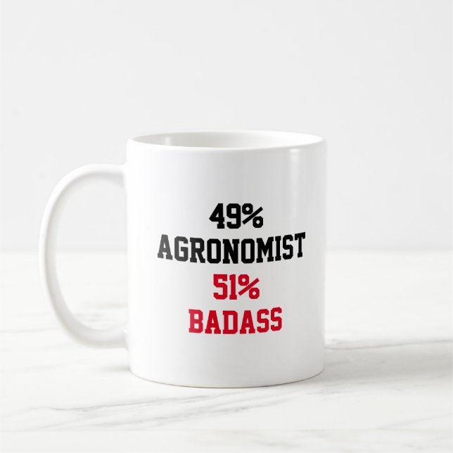 Caneca De Café Agrônomo Badass (Esquerda)