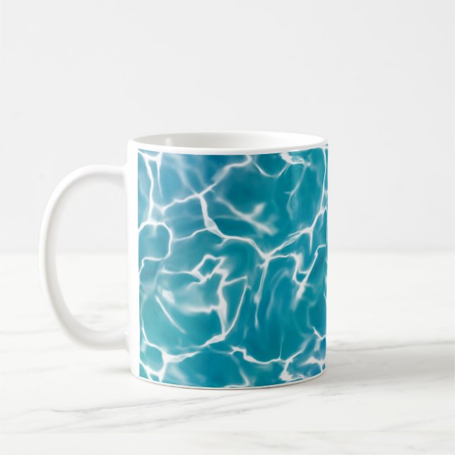 Caneca De Café Água do mar azul (Esquerda)