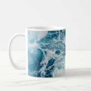 Caneca De Café Água do mar azul