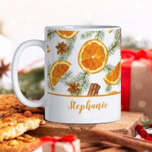 Água-forte de Natal Laranjas Cítricas Personalizad