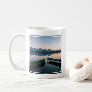 Caneca De Café Água   lago Hopfen Bavarian Alps Alemanha