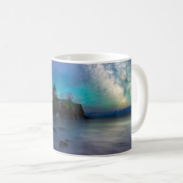 Caneca De Café Água | Lago Superior Minnesota (Frente Esquerda)