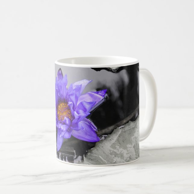 Caneca De Café Água Lily Coffee Mug (Frente Esquerda)