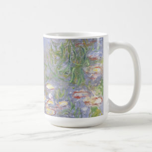 Caneca De Café Água-Lírios de Claude Monet  , conjunto de grama
