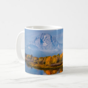 Caneca De Café Água Oxbow Bend Jackson Wyoming