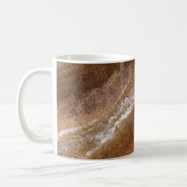 Caneca De Café Água sobre Granito na Flume Franconia Notch (Esquerda)