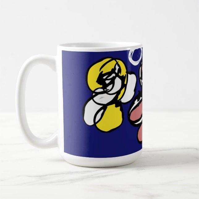Caneca De Café Água-viva cabem  (Esquerda)