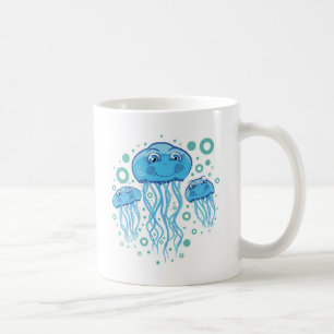 Caneca De Café Água-viva Fofa