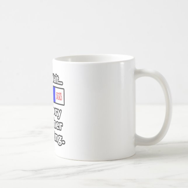 Caneca De Café Aguarde...O Professor Histórico Carregando (Direita)