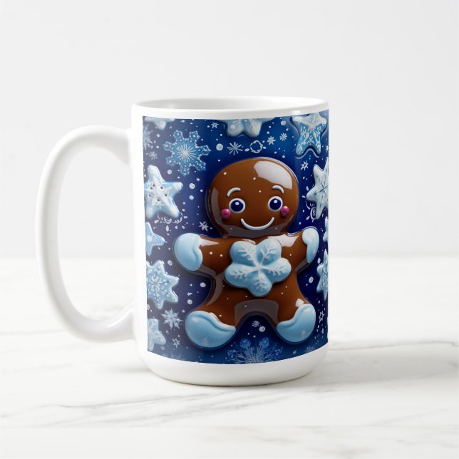 Caneca De Café Aguardente de Natal 3D - Festivo e Divertido (Esquerda)