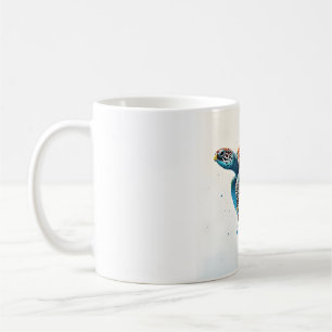 Caneca De Café Águas Calmas: Celebrar Tartarugas do Mar com ocean