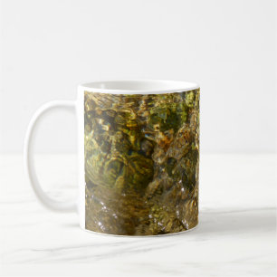 Caneca De Café Águas do Rio Kaweah Natureza Abstrata