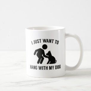 Caneca De Café Aguente Com Meu Cachorro