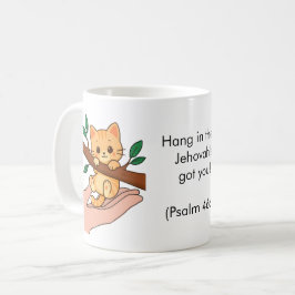 Caneca De Café Aguente firme! Jeová está com você!
