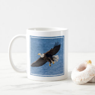 Caneca De Café Águia americana em voo