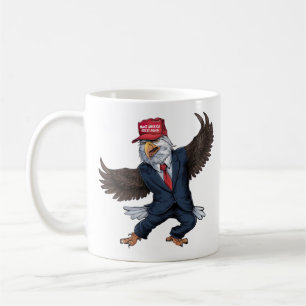 Caneca De Café Águia Americana Engraçada