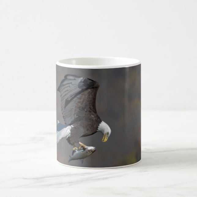 Caneca De Café Águia Balda com um peixe (Centro)