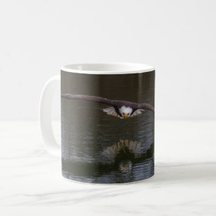 Caneca De Café Águia-careca em Voo