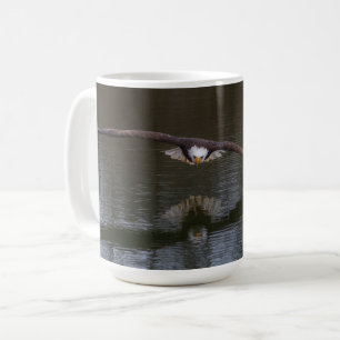 Caneca De Café Águia-careca em Voo