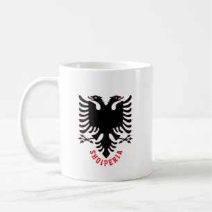 Caneca De Café Águia de Dupla Cabeça da Albânia