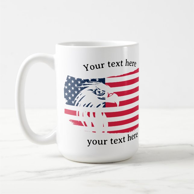 Caneca De Café águia e bandeira (Esquerda)